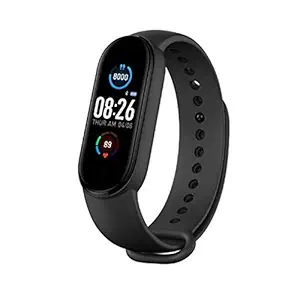 VILLARRICA M5 Heart Rate & Smart Band Messages Alert Digital Watch Smart Band Fitness Tracker Smart Watch for Men Women Boys Girls Compatible with Android & iOS