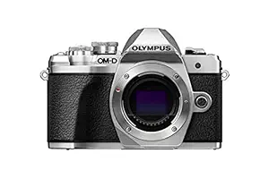 Olympus OM-D E-M10 Mark III Mirrorless Micro Four Thirds Digital Camera with 14-42mm EZ Lens & 16GB SDHC Card (Black) (Silver)