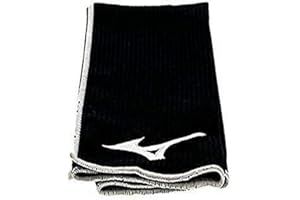 Mizuno Asciugamano in microfibra, misura L, colore: nero