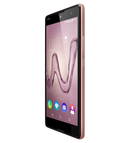 Wiko Robby Smartphone d  bloqu   H   Ecran  5 5 pouces - 16 Go - Double SIM - Android  Or rose