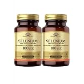 Solgar Selenium 100 mcg, Organik Bağlı L-Selenometiyonin, Tablet, 100 Tablet, 2 Adet