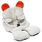 ✅ Soporte para la cabeza y el cuerpo del bebé: esta es la solución perfecta para mantener a su bebé seguro y cómodo, ofreciendo apoyo para la cabeza y el cuerpo, ¡creando un ambiente de descanso más acogedor! Cabeza ergonómico para una cabeza bien redonda.