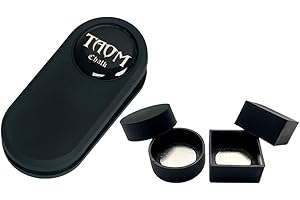 YEUEK Taom Chalk Holder Magnetic Silicone Durable Billiard Pool Cue Snooker Chalk Holder Silent Billiards Accessories