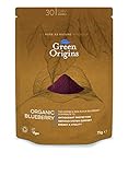 Green Origins Bio-Heidelbeer-Pulver, 1er Pack (1 x 75 g)