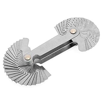 Jauge de rayon en acier allié VVIKIZY - Arc concave-convexe - Outil de mesure industriel de Jauge de rayon en acier allié VVIKIZY - Arc concave-convexe - Outil de mesure industriel de