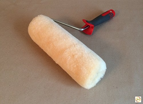 Profi Lammfellrolle Lammfellwalze Lammfell Roller Malerrolle 27 cm 2 K Griff - 3