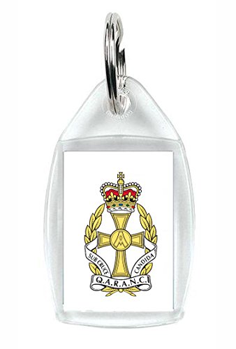 GENERATIONS GONE BY QUEEN ALEXANDRA'S ROYAL ARMY NURSING CORPS KEY RING (ACRYLIC)