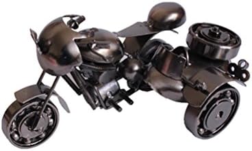 Decoured Wrought Iron Four Wheel BeatHandicrafts toy Model Bar Ornament Crea graytive crafts household chores Living day sun thing Vehicle Model Motor Tricycle Model Collectible Art Sculpture Tricycle