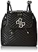 Produktbild Guess Damen Violet Backpack Rucksack, Schwarz (Black), 25.5x25x14 Centimeters