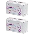 Airiz ACTIVE OXYGEN & NEGATIVE ION RELEX Touchless SOFT COTTON Panty Liners for women- (60 Liners in 2 Pack)