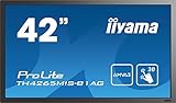 Iiyama TH4265MIS-B1AG Ecran PC 42' LED 1920 x 1200 6,5 ms HDMI/VGA Noir