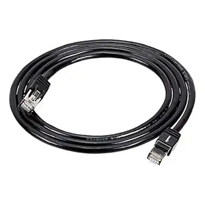 AmazonBasics RJ45 Cat 7 High-Speed Gigabit Ethernet Patch Internet Cable, 10Gbps, 600MHz - Black, 5-Foot