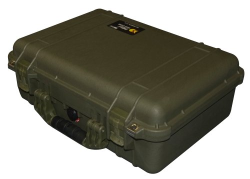 Peli 1500 Case for Camera with Foam - Green