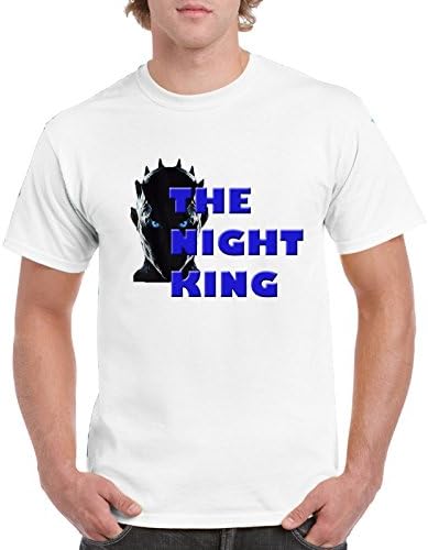 XMASFunnyShirts Mens Printed Hilarious T Shirts-Knight King-White Walker Game of Thrones tee