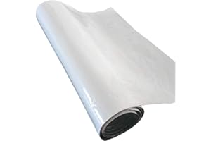 YJFENG-BROOM YJFENG Gewächshaus Film, Reflektierende Schwarz-Weiß-Folie, 100% Wasserdicht Lichtbeständig Trennwand Teichfolie, Wärmedämmung Barrieren Schuppenabdeckung, Für Grow (Farbe : 0.12mm, Größe : 3x4m)