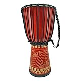afrikanische trommel Die Bongo Trommeln bestehen aus einem Stück legalem Mahagoniholz, eines der besten Hölzer die es für den Trommelbau gibt. Die Ziegenhaut wird mit einer ca. 3-4mm dicken Alpin Schnur aufgespannt.