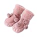 Yukong Slipper Shoes Socks Baby Boy Girls Floor Socks Anti-Slip Kids Step Socks Boots (Age: 6-12 M, Pink)