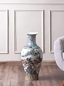 The Decor Kart Forbidden City Oriental Floor Vase