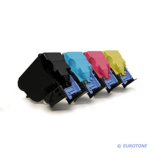 4er Set Eurotone Toner ersetzt 4x TNP22 XXL für Konica Minolta Bizhub C35 / C35P Black Cyan Yellow Magenta