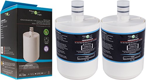 2x FilterLogic FFL-150L Filtro de agua compatible para LG 5231JA2002A - 5231JA2002A-S - LT500P - ADQ72910901 para frigorífico - Premium Filter
