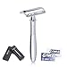 HOOKE Retro Long Handle Safety Razor+5 Platinum Super Blades + Gift Box RS.1903.00
