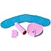 Elite99 Nail Art Decor Manicure Tool Set 24pcs Fashion Various Pattern Template Image Stamps Nail Stamping Printing Plate + Pink Double Ended Stamper + Nail Stamping Plate Holder