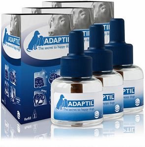 3 X Adaptil Diffuser Refill Dog Appeasing Pheromone 48ml by ADAPTIL