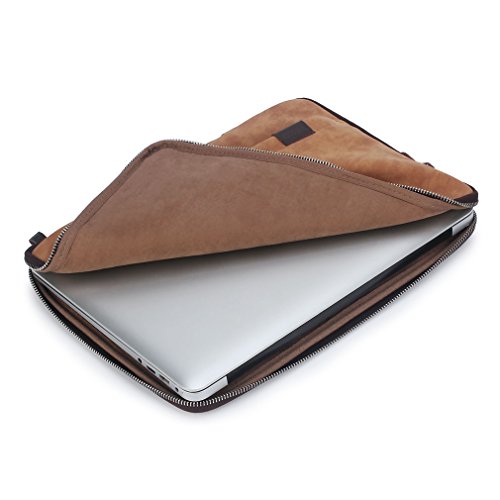 CAISON Hochwertiges Synthetik Leder Laptop Hülle Kasten Schutzhülle Tasche für 11.6″ 12″ 12.2″ Notebook Computer / Microsoft 12.3″ Surface Pro 4 / 10.8″ Surface 3 - 5