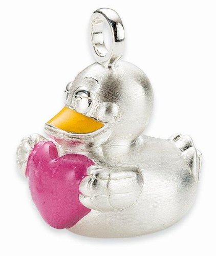 Alraune Unisex-Anhänger Love Duck Silber 102417