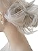 New Style Hair Extension Scrunchie Up Do Down Do Spiky Twister (Silver Grey Mix)