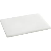 Metaltex - Professional Kitchen Cutting Board, Polyethylene, White, 29 x 20 x 1.5 cm