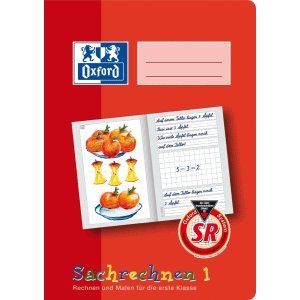 Preisvergleich Produktbild Oxford 10 x Sachrechenheft A5 Lineatur SR1 16 Blatt