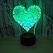 Produktbild Diashow Geburtstagsgeschenk Valentinstag Geschenk Liebe 3D- Nachtlicht Usb- Powered Bunten Touch Led- Licht Kleine Kleine Tischlampe Geschenk