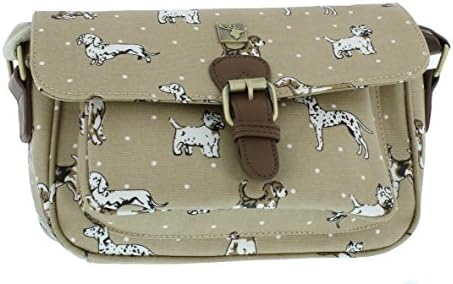 ‘House of Tweed’ Small Waxed Dog Satchel Bag (Coffee)