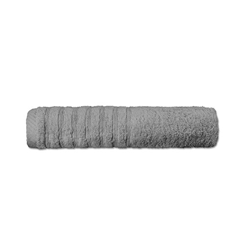 Flauschiges Sauna-Handtuch | 16 moderne Farben und viele Größen | 100% gekämmte Baumwolle Frottee Qualität ca. 570g/m² | Strandlaken 80 x 200 cm | Serie Pisa | CelinaTex 0002853 | platin-grau