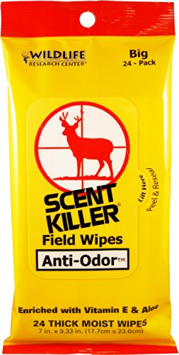 Wildlife Research 595 Scent Tueur Lingettes de Terrain, Lot DE 24