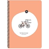 Hisli Şeyler A4 80 Yaprak &Ccedil;izgili Spiral Stickerli Defter Oturmaya Mı Geldik?