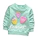 Produktbild Cartoon Erdbeer Kirsche Print T-Shirt Kleinkind Kind, DoraMe Baby Jungen Mädchen Lange ärmel Pullover Warme Bluse O-Ausschnitt Sweatshirt für 0-3 Jahr (A-Blau, 3 Jahr)