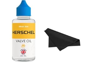 Molevion Herschel Valve Oil 30ml – Premium Fast-Action Lubricant for Trumpet, Cornet, Euphonium & Other Brass Instruments – Smooth Performance & Corrosion Protection