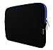 Emartbuy® (11.6-13.3 Inch) Black / Blue Water Resistant Neoprene Sleeve With Orange Interior For Microsoft Surface Pro 4 12.3 Inch With Keyboard RS.2291.00