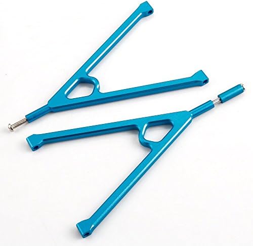 Yiguo SCX10 Upgrade Parts Aluminum Front / Rear Chassis Links Y-Link Tree Blue Set of 2