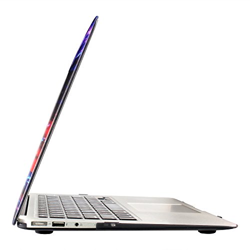 iDOO MacBook Schutzhülle / Hard Case Cover Laptop Hülle [Für MacBook Air 13 Zoll: A1369/A1466] – matt, Segeln im Morgenrot - 3