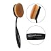 2016 New Professional 10 Pcs Soft Oval Toothbrush Makeup Brush Sets Foundation Brushes Cream Contour Powder Blush Concealer Brush Makeup Cosmetics Tool Set