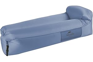 ‎NATUREHIKE Naturehike Air Lounger, Wasserdichtes Luft Sofa mit Portable Paket, Lazy Lounger Aufblasbares Sofa Air Bett für Reisen, Camping, Pool und Beach Parties(Blau)