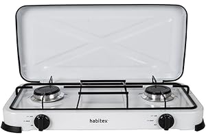 Habitex Cocina PORTÁTIL Gas 2 Fuegos