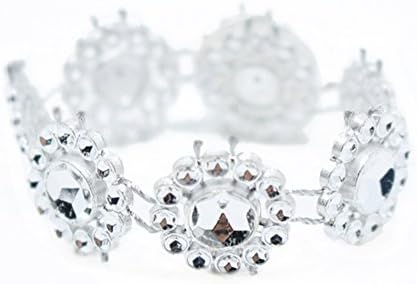 10pcs Sunflower Bling Rhinestone Napkin Ring (10pcs)