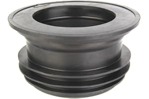 Besttoolifes Toilet Flange, Toilet for RING Rubber Seal Drain Pipe Sealer Wax Thickened Toilet Bowl Gasket 100 To 110cm Diameter Outlet Pan Connector Leak Proof Bathroom WC Fitting(C)