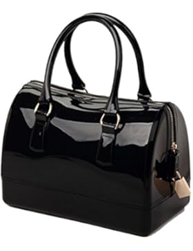 Yan Show Damen Lackleder Schultertaschen Wild Handtasche