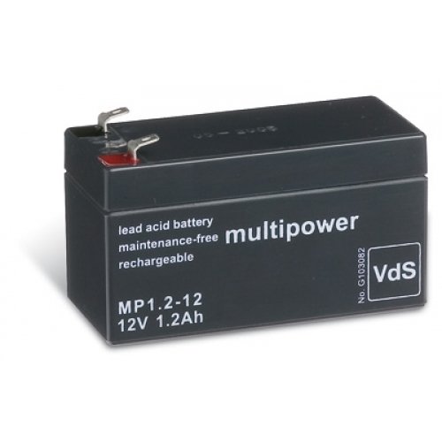 akku-net Bleiakku (multipower) MP1,2-12 Vds, 12V, Lead-Acid