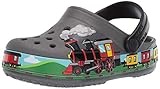 Farbe: bunt crocs Unisex-Kinder Crocsfl Train Band K Clogs, Grau (Slate Grey 0da), 24/25 EU
